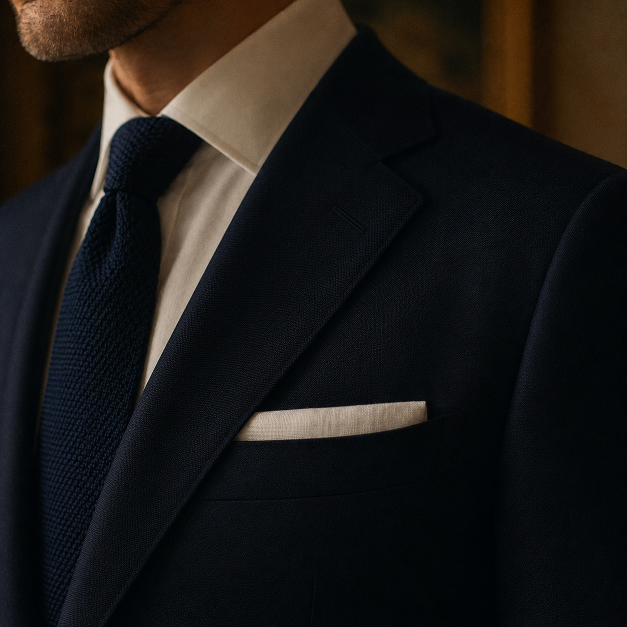 The Linwood - Hand-Rolled Linen Square