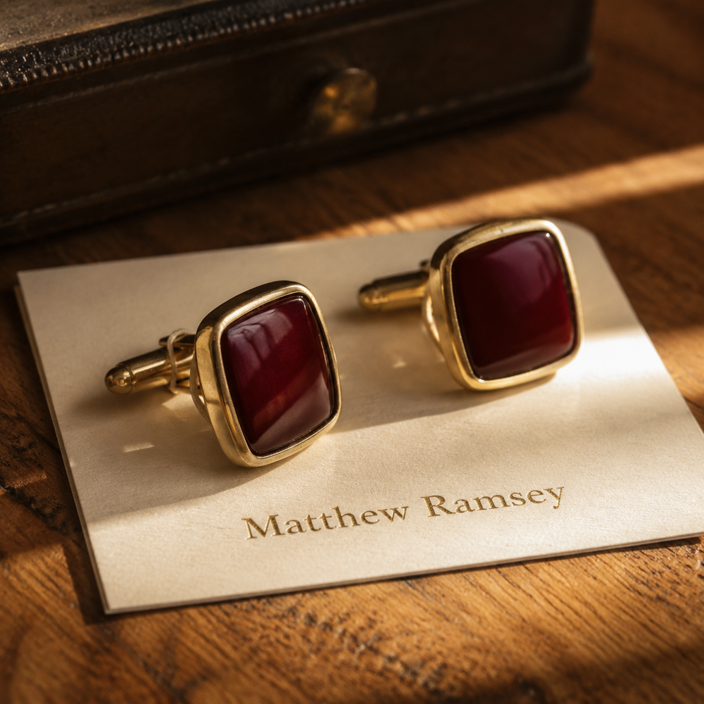 The Carlton | Enamel Cufflinks