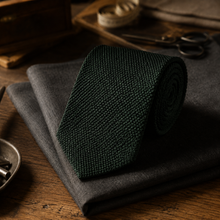 The Sloane | Grenadine Silk Tie - Forest