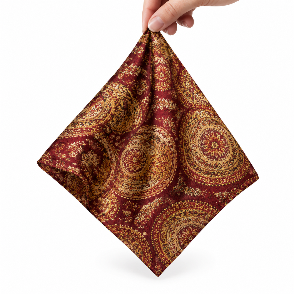 The Aubrey Printed Pocket Square